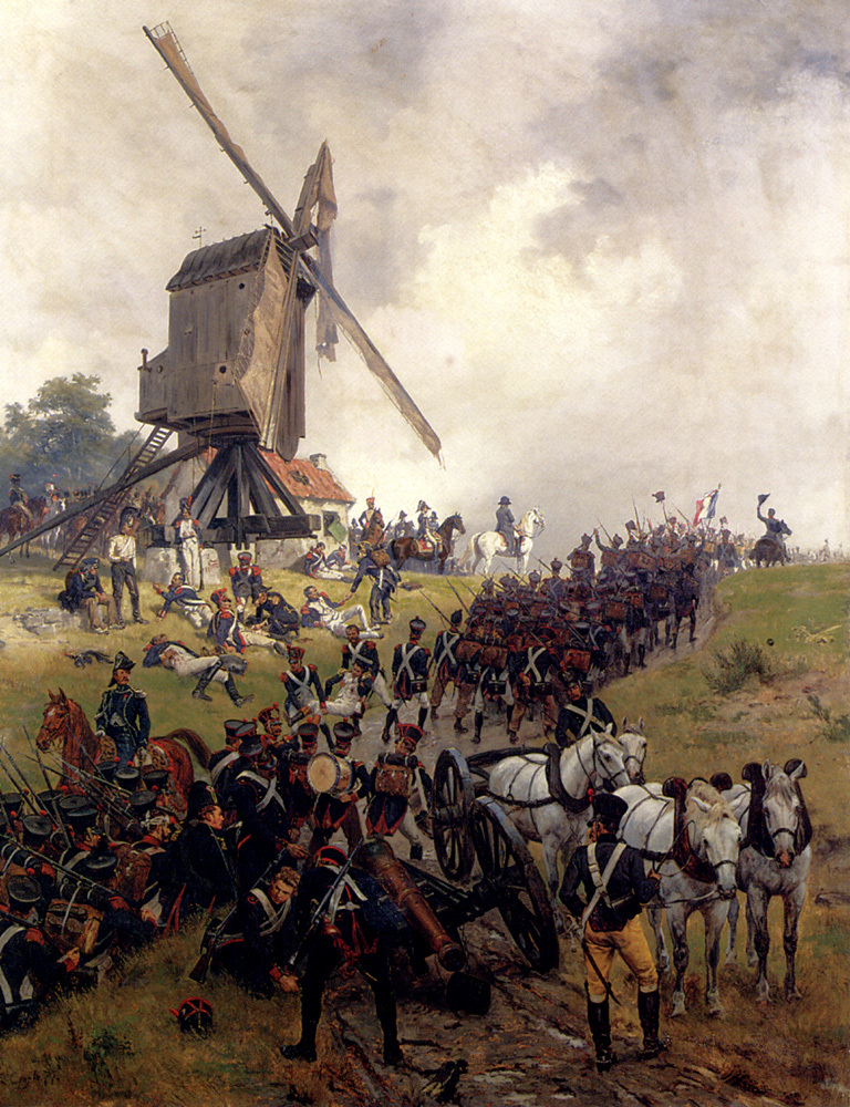 On the road to Belgium, June 1815 …