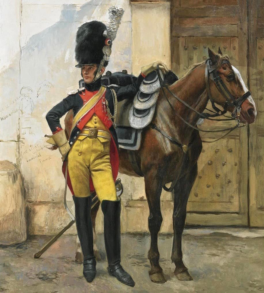 Gendarme Bonnart during the final phases of the Peninsular War …